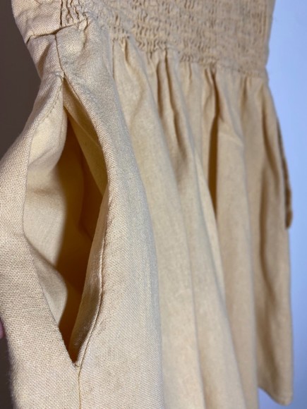 Forever 21 Yellow Cut Out Mini Dress Size S - Picture 5 of 7